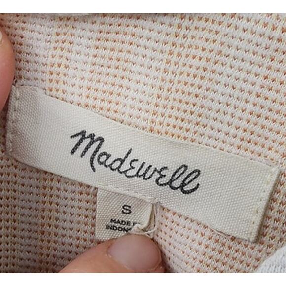 Madewell Flutter Sleeve Striped Top Size Small Style MD081 - Picture 8 of 9